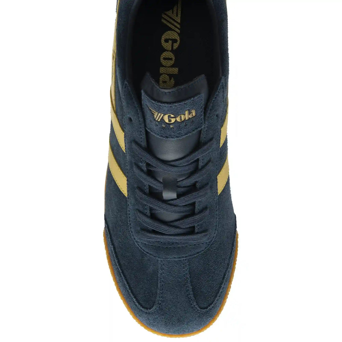 Gola Classics Men's Harrier Suede Sneakers - Navy/Pollen