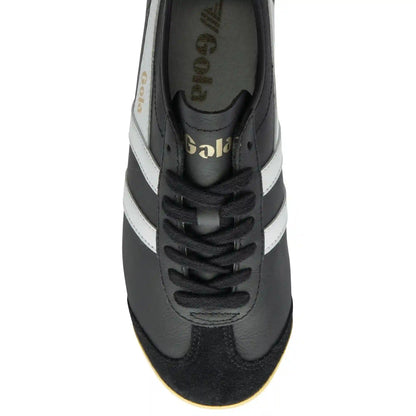 Gola Classics Women's Race Leather Sneakers - Black/White