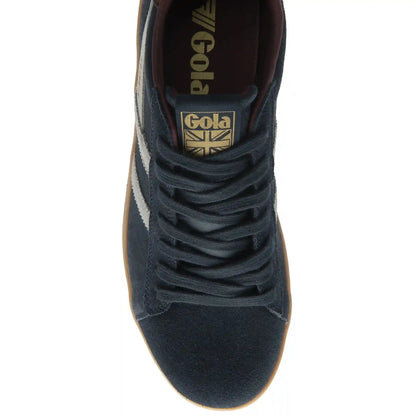 Gola Classics Men's Equipe II Suede Sneakers - Navy/Cement/Burgundy