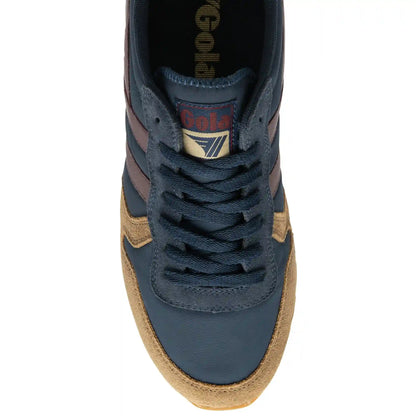 Gola Classics Men's Daytona Chute Sneakers - Navy/Tobacco/Burgundy