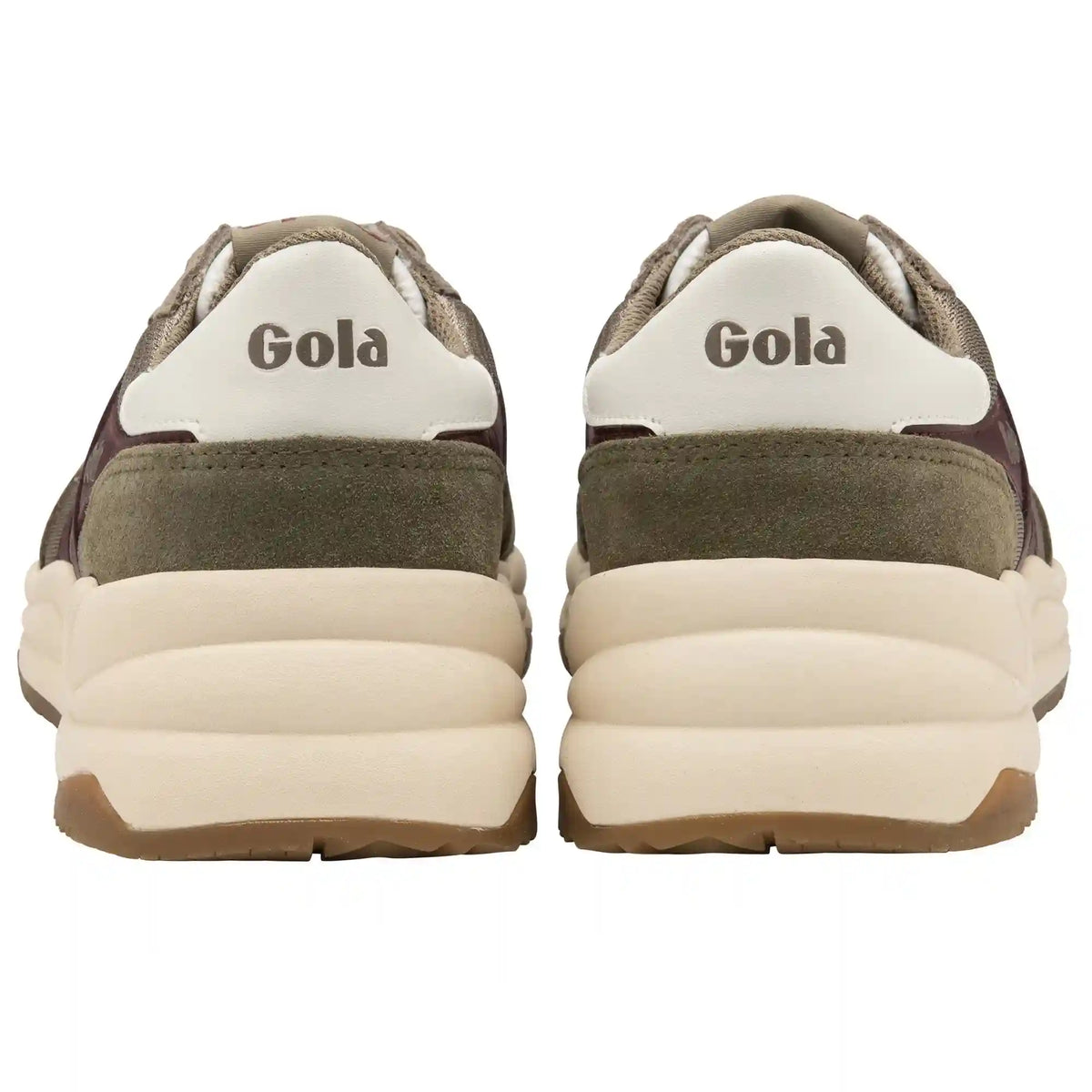 Gola Classics Men's Jupiter Sneakers - Rhino/Khaki/Burgundy