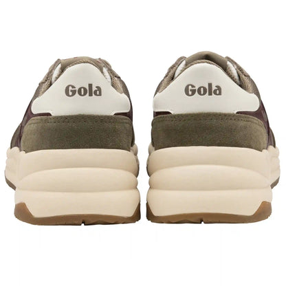 Gola Classics Men's Jupiter Sneakers - Rhino/Khaki/Burgundy