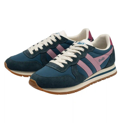 Gola Classics Women's Daytona Chute Sneakers - Peacock/Dark Teal/Candy