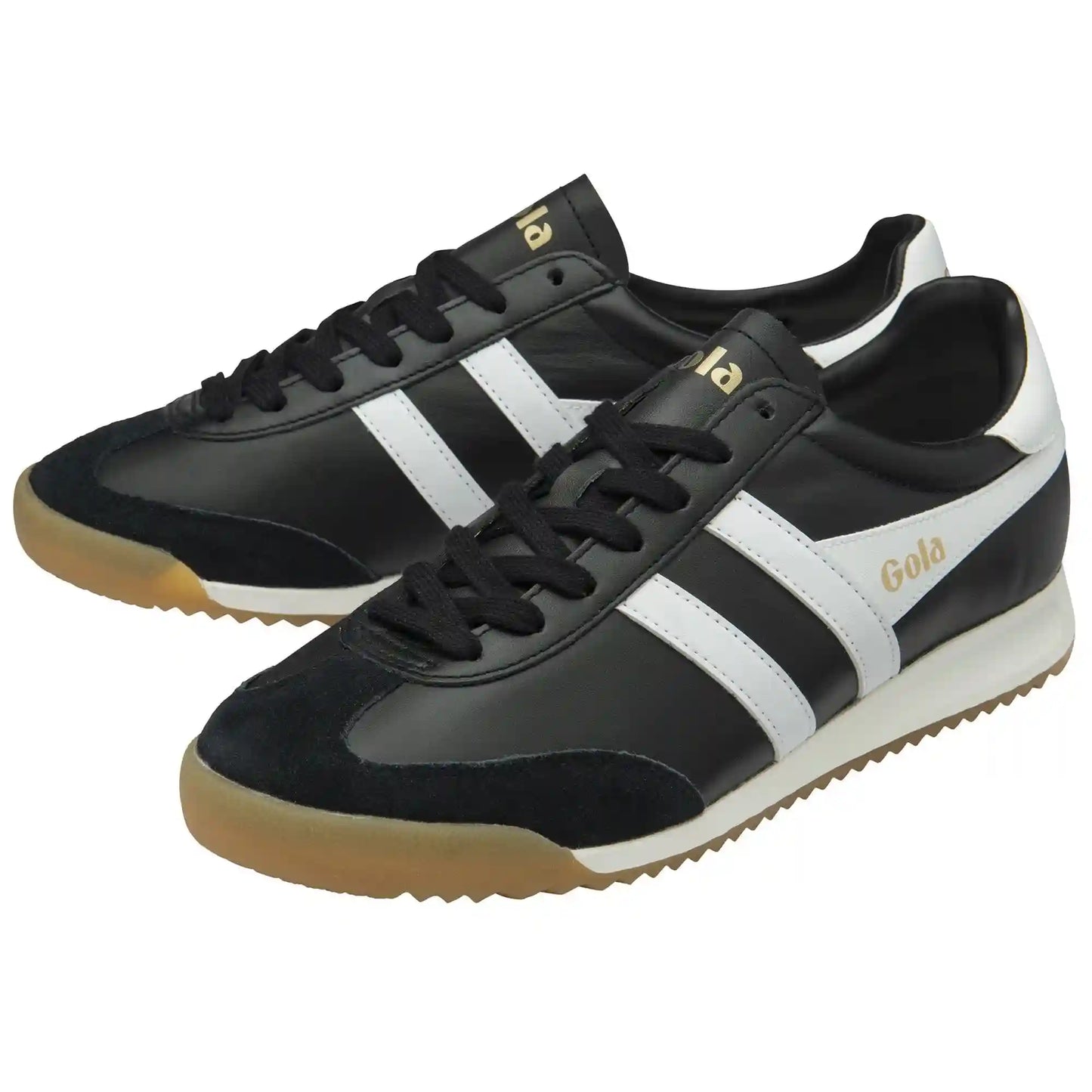Gola Classics Men's Torpedo Leather Sneakers - Black/White/Gum