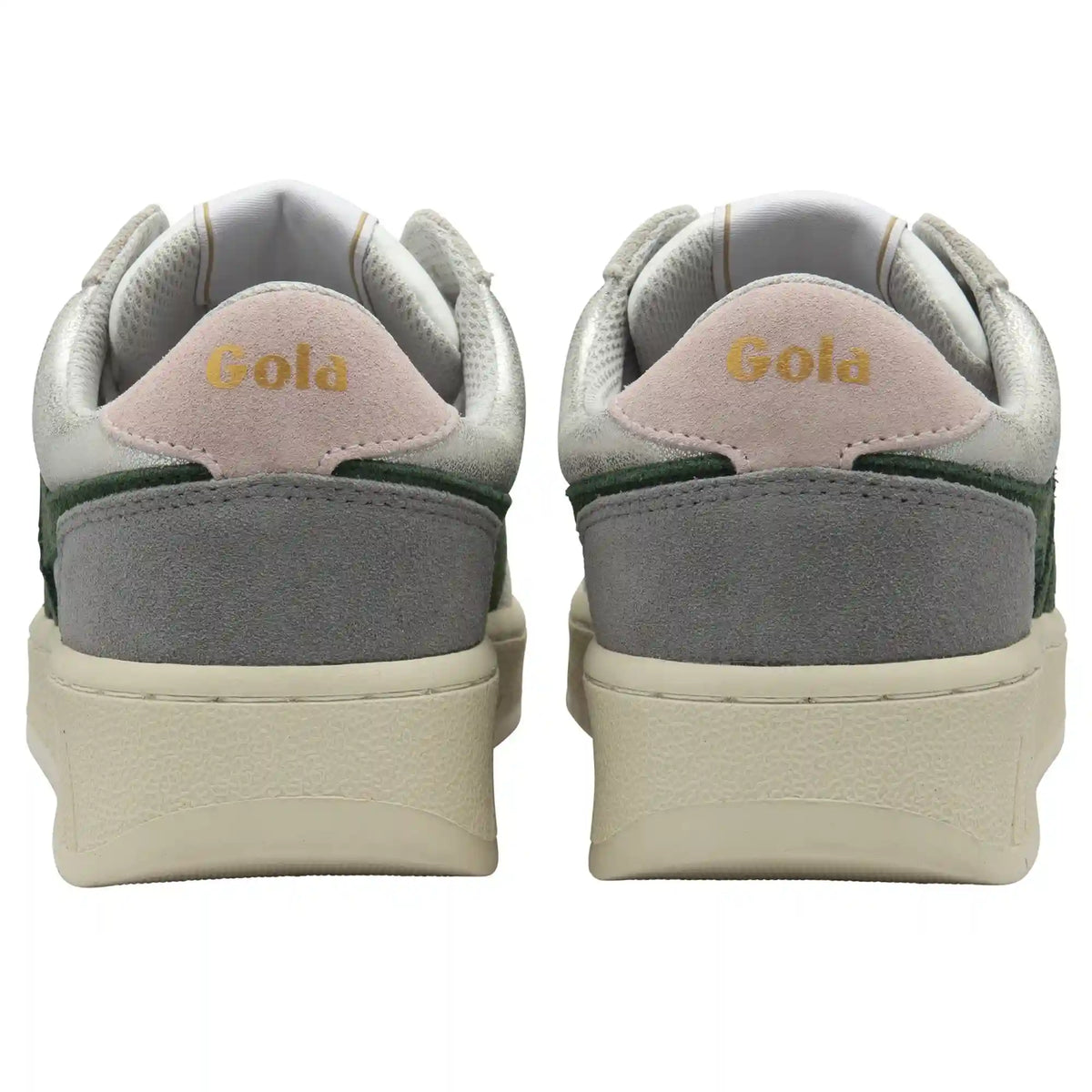 Gola Classics Women's Superslam Blaze Sneakers - Silver/Evergreen/Chalk Pink