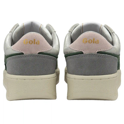 Gola Classics Women's Superslam Blaze Sneakers - Silver/Evergreen/Chalk Pink