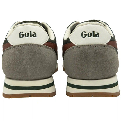 Gola Classics Men's Daytona Sneakers - Dark Khaki/Rhino/Rust