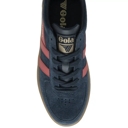 Gola Classics Women's Grandslam Suede Sneakers - Navy/Coral/Gum