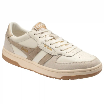 Gola Classics Women's Hawk Sneakers - Off White/Bone/Gold