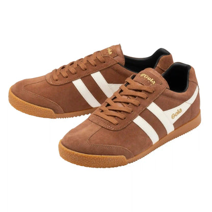 Gola Classics Men's Harrier Suede Sneakers - Umber/Off White/Black