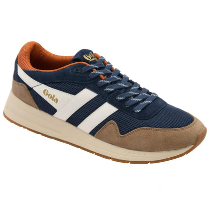 Gola Classics Men's Delta Sneakers - Navy/Tobacco/Off White