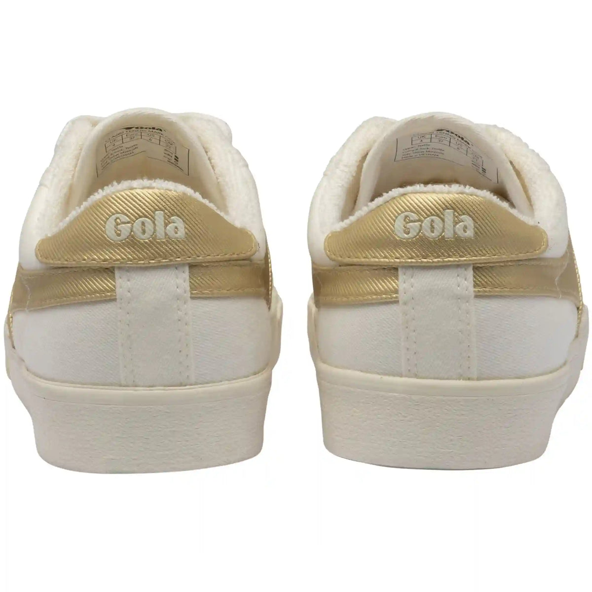Gola Classics Women's Tennis Mark Cox Sneakers - Off White/Gold Pearl