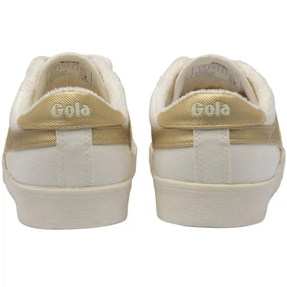 Gola Classics Women's Tennis Mark Cox Sneakers - Off White/Gold Pearl
