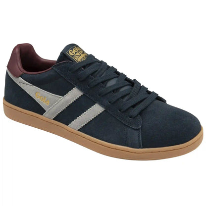 Gola Classics Men's Equipe II Suede Sneakers - Navy/Cement/Burgundy