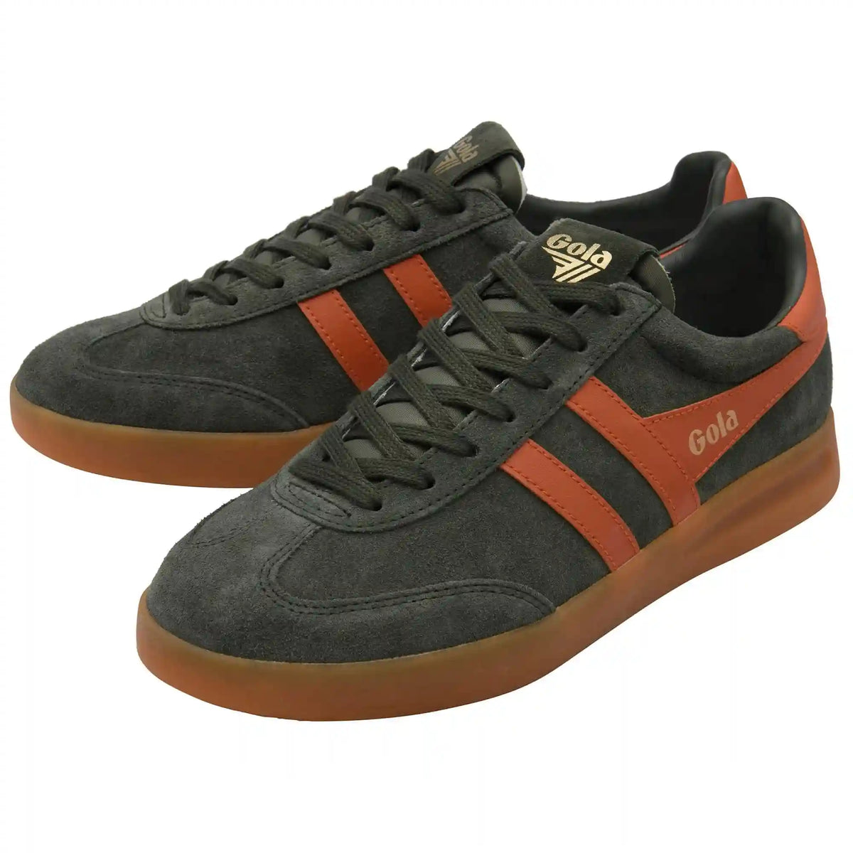 Gola Classics Men's Cyclone Sneakers - Dark Khaki/Moody Orange/Gum
