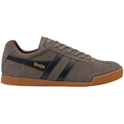 Gola Classics Men's Harrier Suede Sneakers - Urban Moss/Black/Burgundy