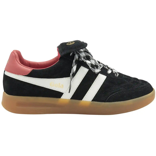 Gola Classics Women's Stadia '86 Sneakers - Black/Off White/Coral/Gum