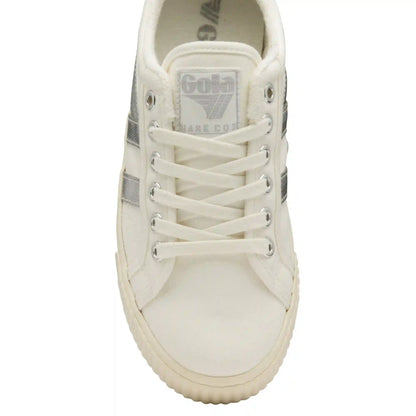 Gola Classics Women's Tennis Mark Cox Sneakers - Off White/Silver