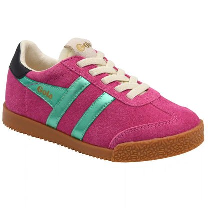 Gola Classics Kids' Elan Glitz Sneakers - Fuchsia/Emerald/Black