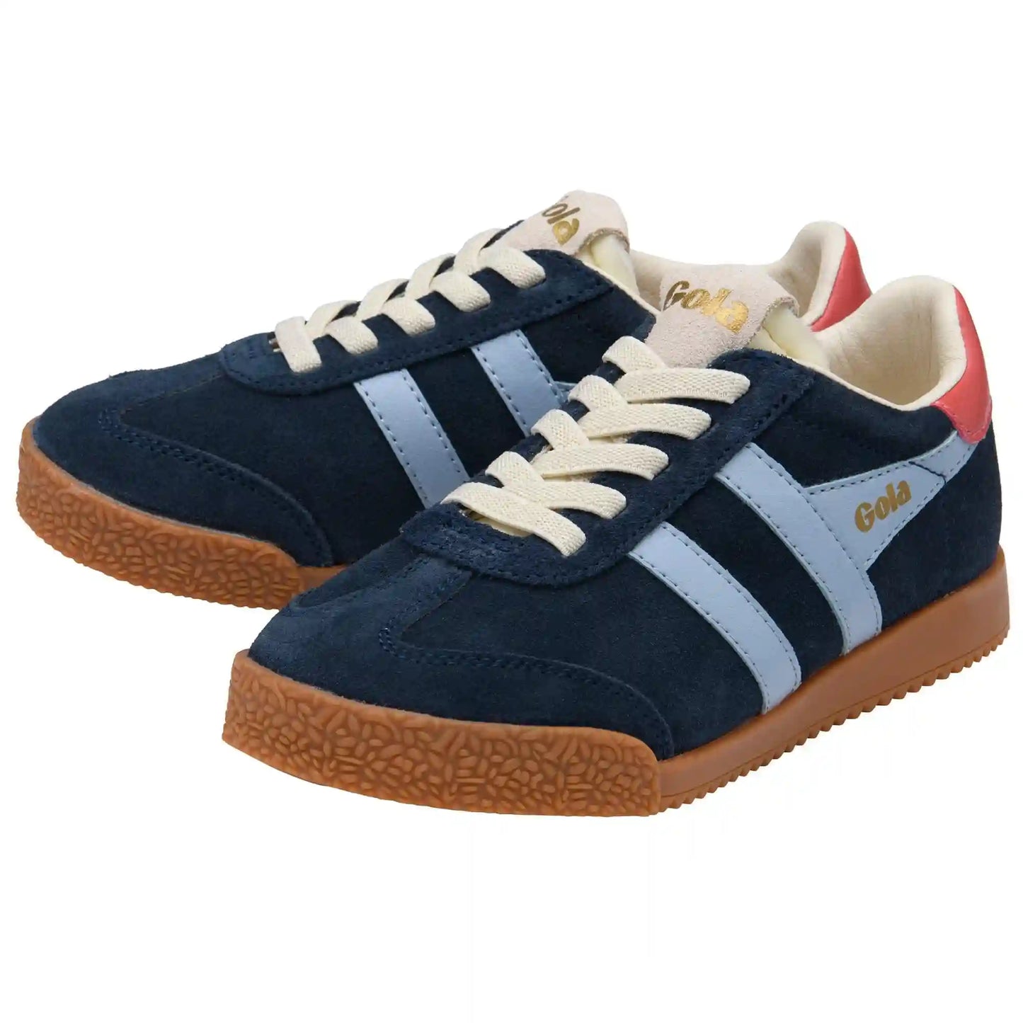 Gola Classics Kids' Elan Sneakers - Navy/Air/Coral
