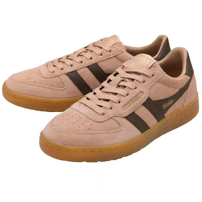 Gola Classics Women's Hawk Suede '86 Sneakers - Cameo/Dark Brown/Gum