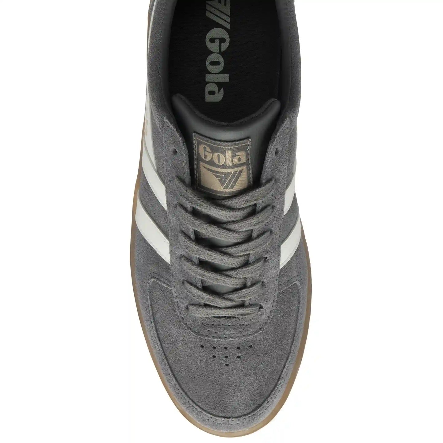 Gola Classics Men's Grandslam Suede Sneakers - Ash/Off White/Gum
