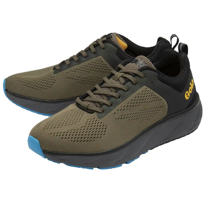 Gola Performance Men's Ultra Speed Sneakers - Khaki/Black/Sun