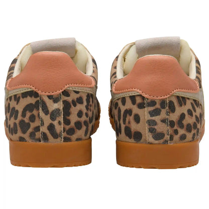 Gola Classics Women's Elan Safari Sneakers - Leopard/Mocha/Gold/Terracotta