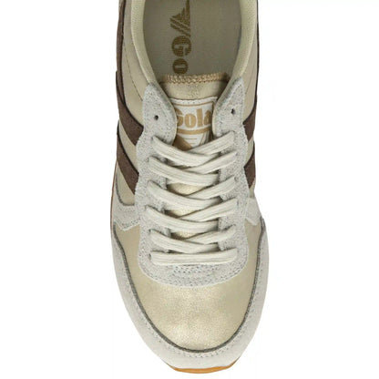 Gola Classics Women's Daytona Blaze Sneakers - Gold/Dark Brown/Cameo