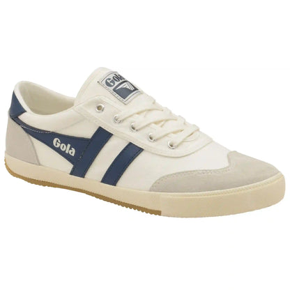 Gola Classics Men's Badminton Plimsoll Sneakers - Off White/Baltic