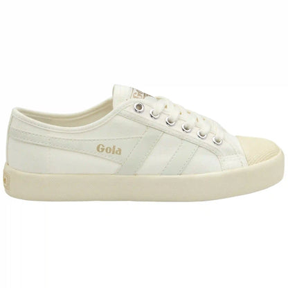 Vegan Gola Classics Women's Coaster - Off White/Off White/Gold