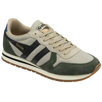 Gola Classics Men's Daytona Chute Sneakers - Bone/Dark Khaki/Black