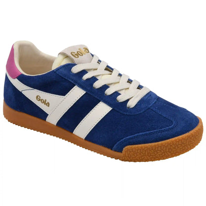 Gola Classics Women's Elan Sneakers - Deep Blue/Off White/Shocking Pink