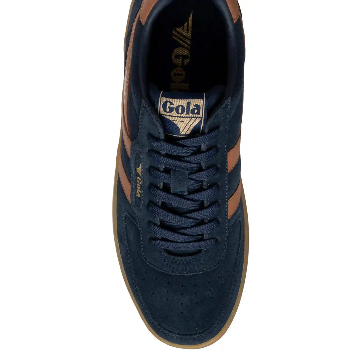 Gola Classics Men's Hawk Suede '86 Sneakers - Navy/Umber/Gum
