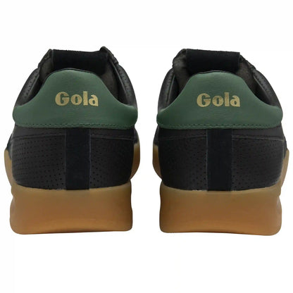 Gola Classics Men's Cyclone Leather '76 Sneakers - Black/Evergreen/Gum
