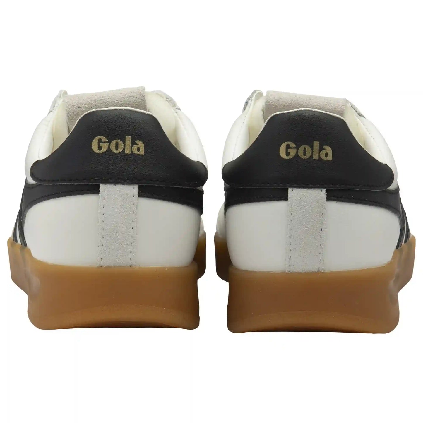 Gola Classics Women's Cyclone Leather Sneakers - White/Black/Gum