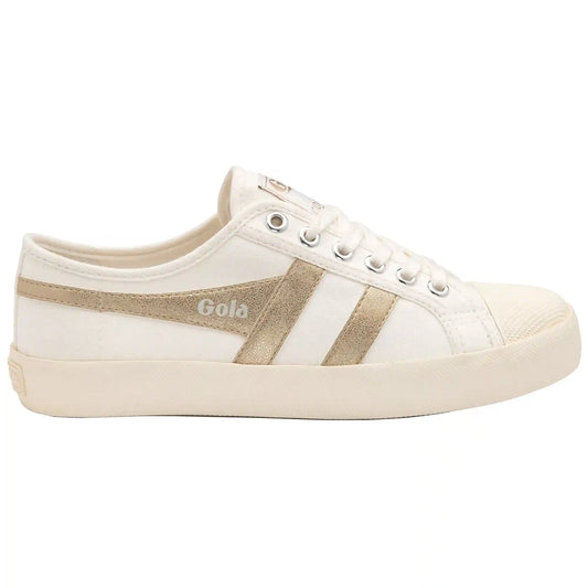 Vegan Gola Classics Women's Coaster Flame - Off White/Gold