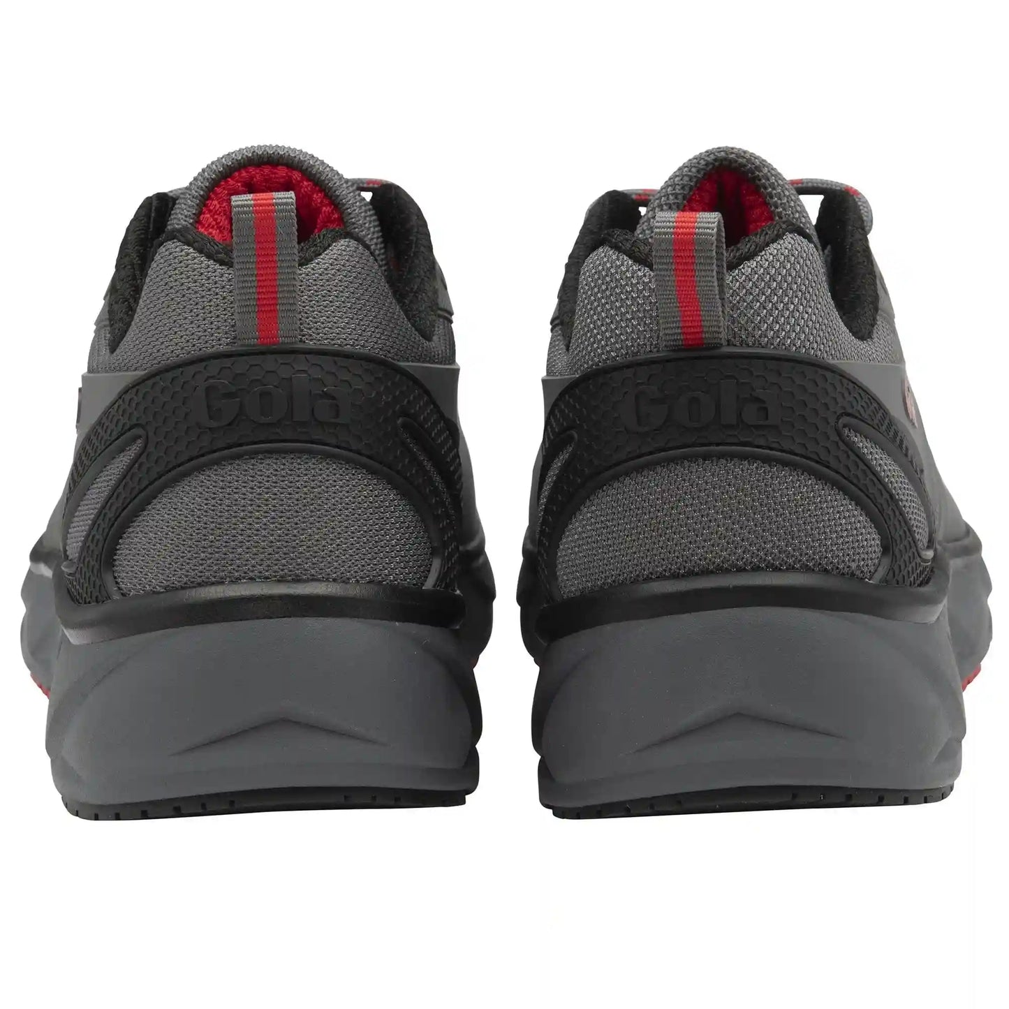 Gola Performance Men's Thunder Sneakers - Charcoal/Black/Deep Red