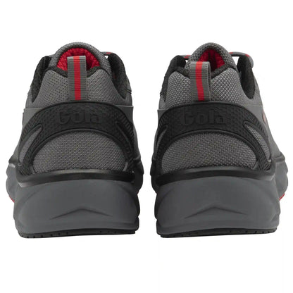 Gola Performance Men's Thunder Sneakers - Charcoal/Black/Deep Red