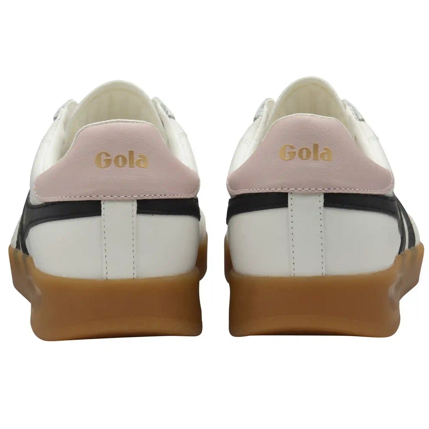 Gola Classics Women's Stadia Leather Sneakers - White/Black/Chalk Pink/Gum