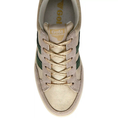 Gola Classics Women's Superslam Blaze II Sneakers - Gold/Evergreen/Leopard