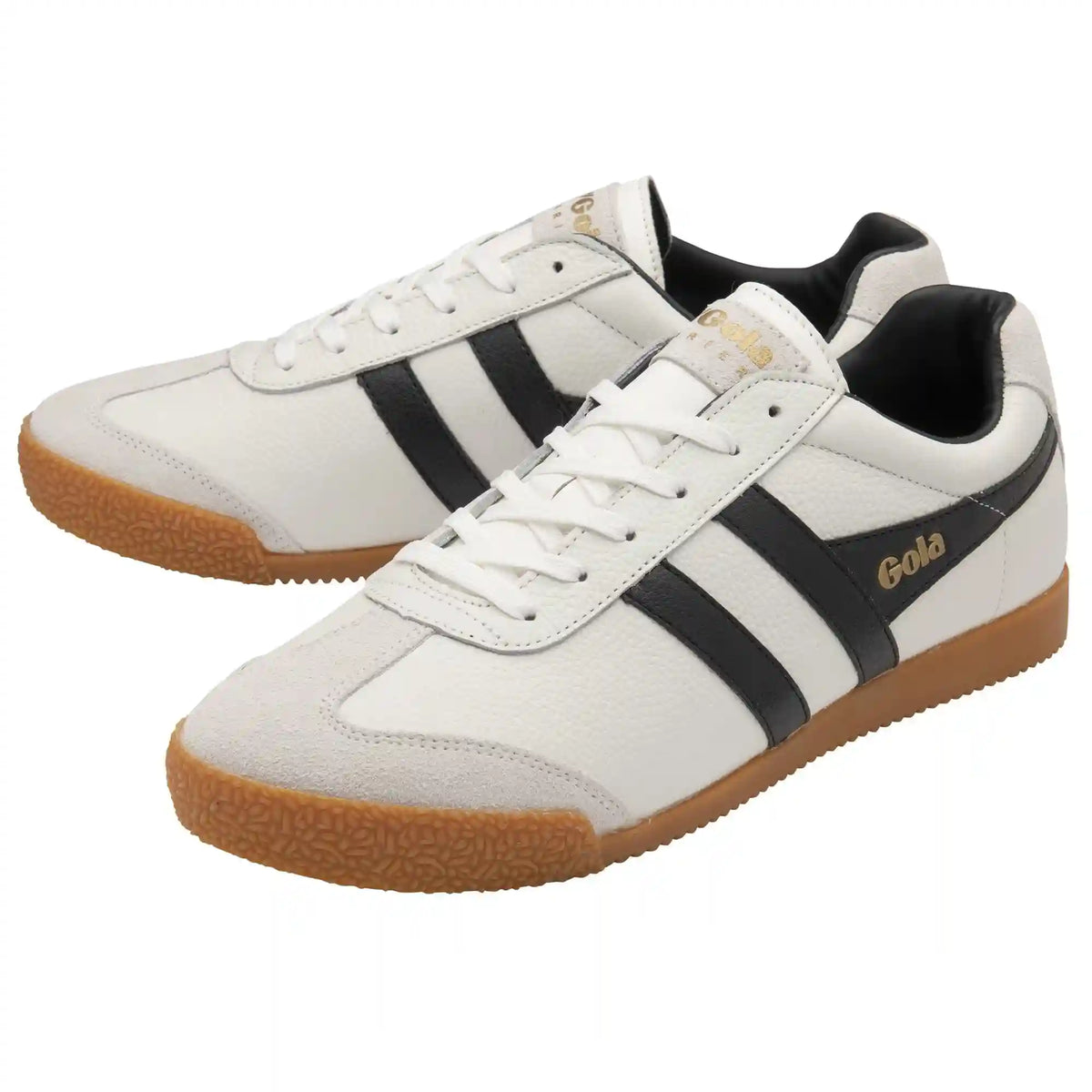 Gola Classics Men's Harrier Leather sneakers - White/Black/Black