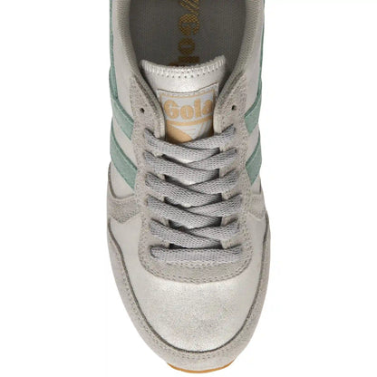 Gola Classics Women's Daytona Blaze Sneakers - Silver/Green Mist/Feather Grey