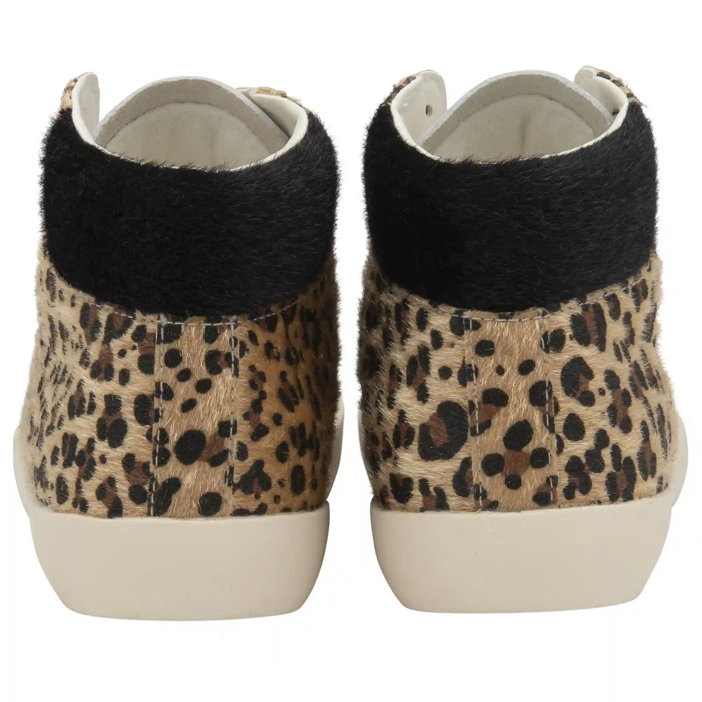 Gola Classics Women's Nova High Oasis Sneakers - Off White/Leopard