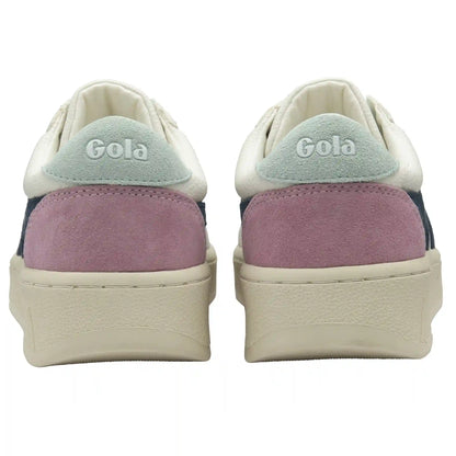 Gola Classics Women's Grandslam Trident Sneakers - White/Navy/Surf