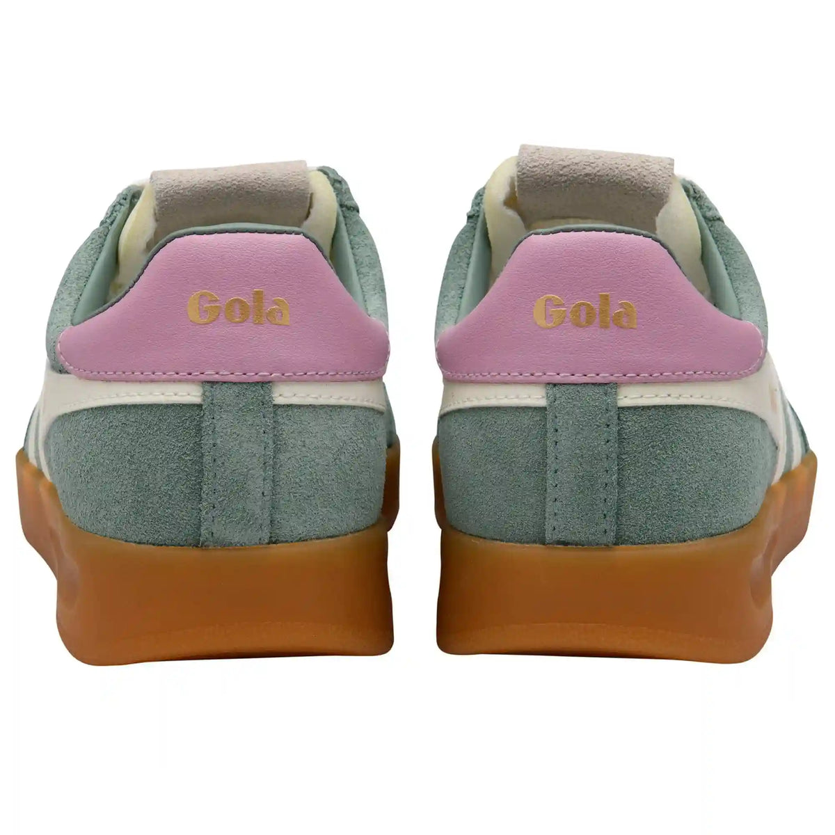 Gola Classics Women's Cyclone Sneakers - Green Mist/Off White/Candy/Gum