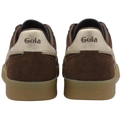 Gola Classics Women's Viper Sneakers - Dark Brown/Bone/Gold/Gum