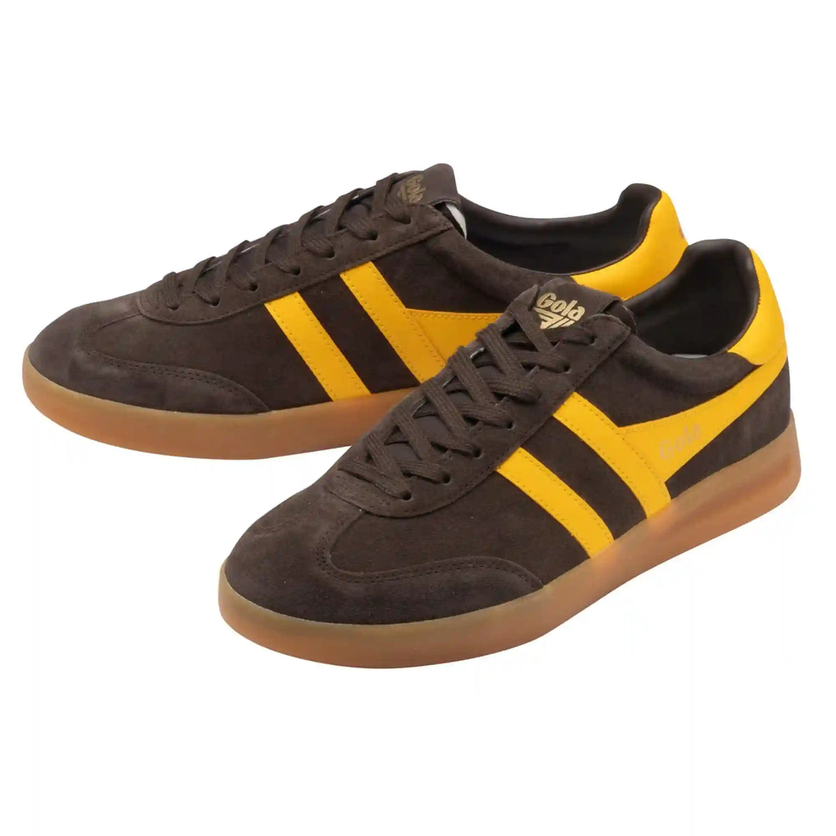 Gola Classics Men's Cyclone Sneakers - Mocha/Sun/Mocha/Gum