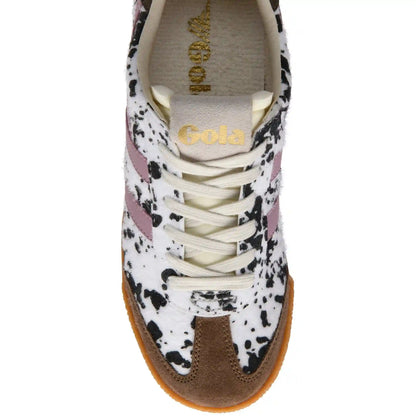 Gola Classics Women's Elan Savanna Sneakers - Dalmatian/Otter/Candy