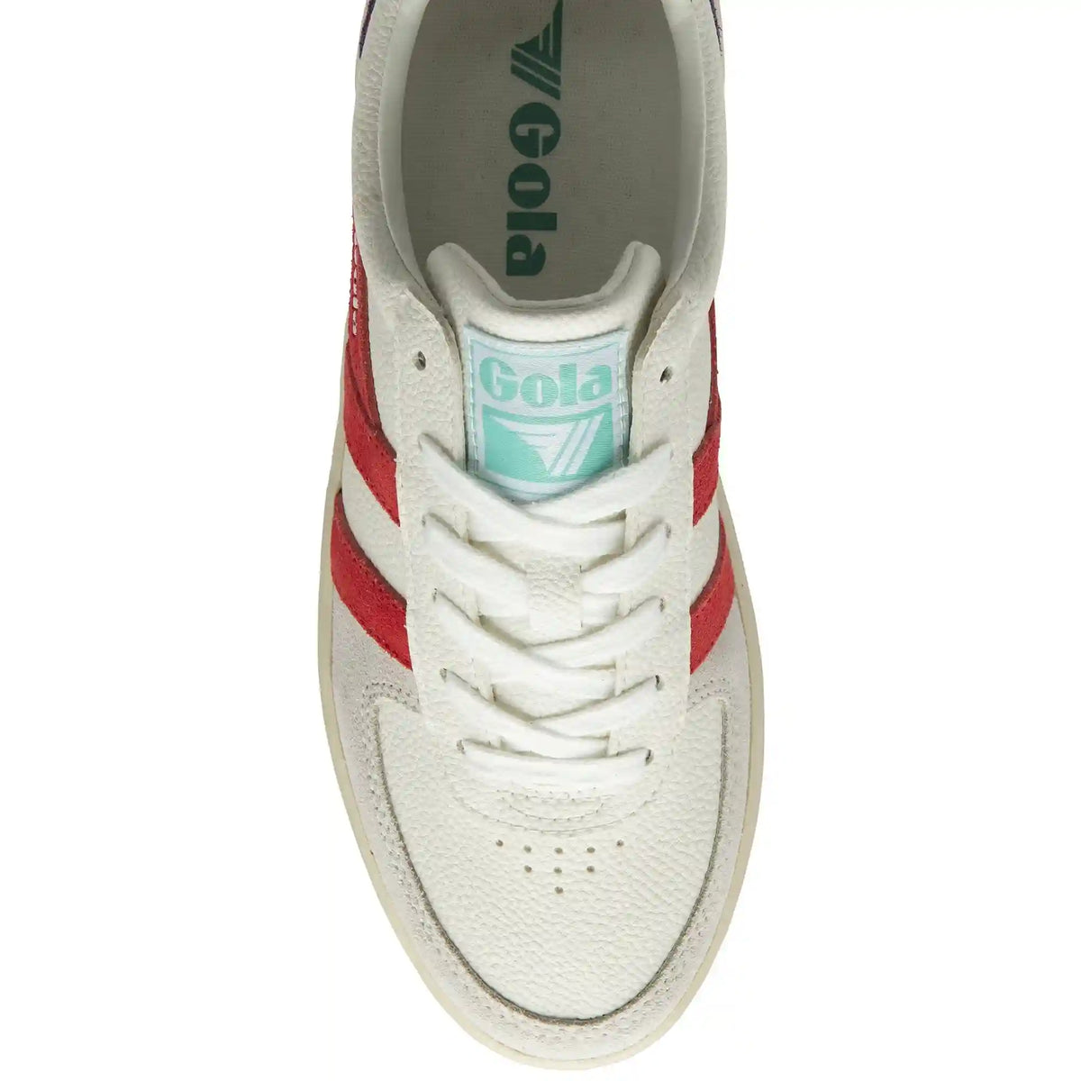 Gola Classics Women's Grandslam Trident Sneakers - White/Coral/Sea Mist